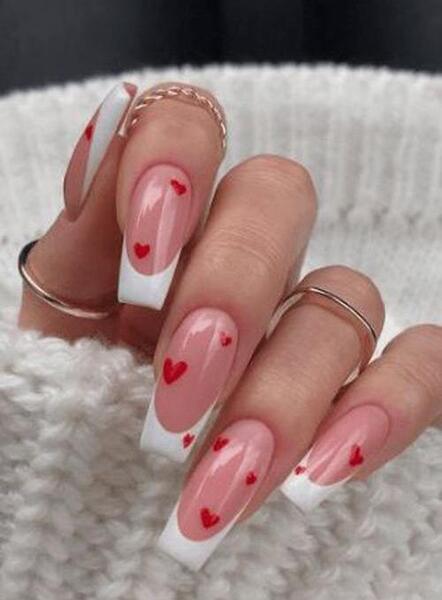 عکس کاشت ناخن دخترانه لاکچری