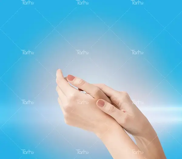 عکس دست ناخن لاک زده برای پروفایل