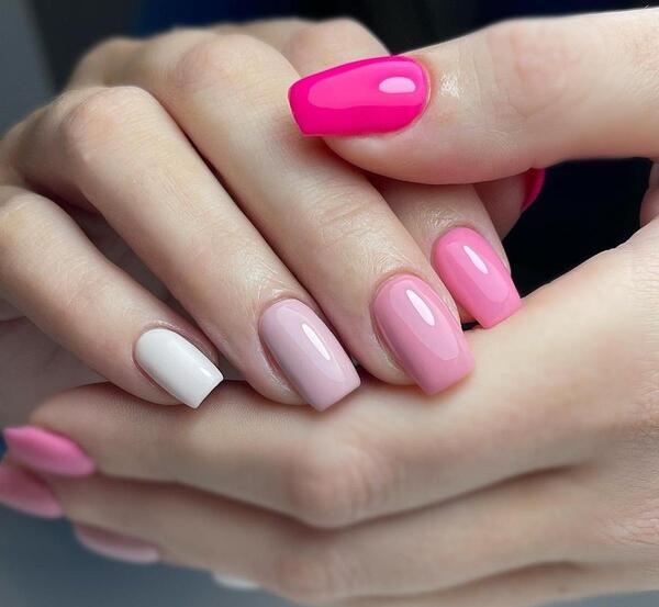 عکس ناخن لاک ژل زده