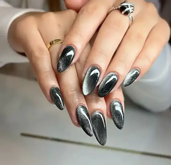 عکس ناخن لاک ژل مشکی