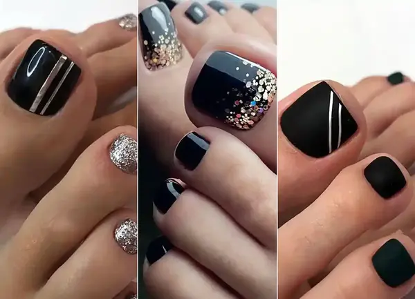 عکس ناخن لاک ژل مشکی