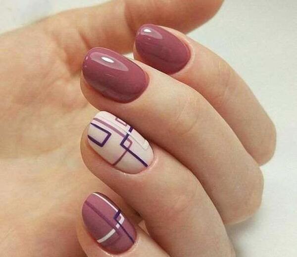 عکس کاشت ناخن گرد کوتاه