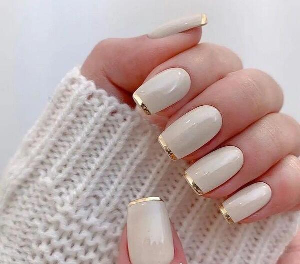 عکس ناخن کیوت ساده
