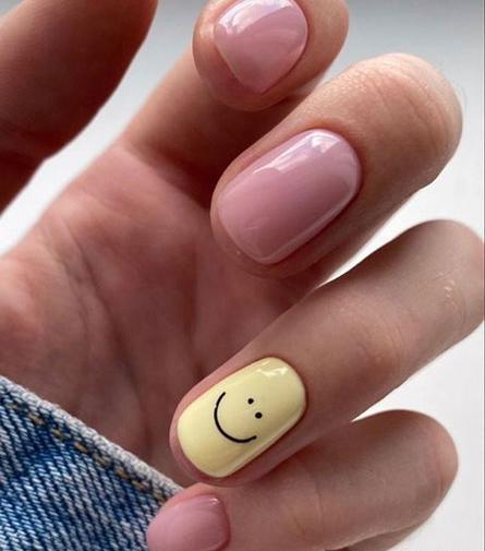 عکس ژل ناخن دخترانه فانتزی