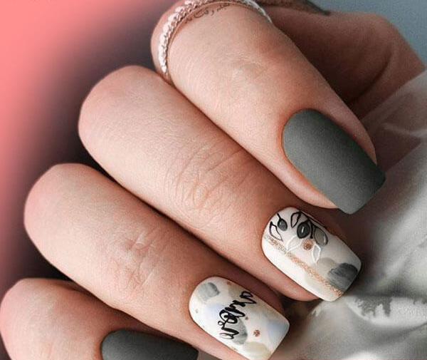 عکس ژل ناخن دخترانه فانتزی