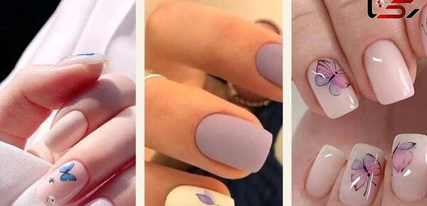 عکس ژل ناخن دخترانه فانتزی