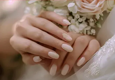 عکس طرح ناخن عروسی