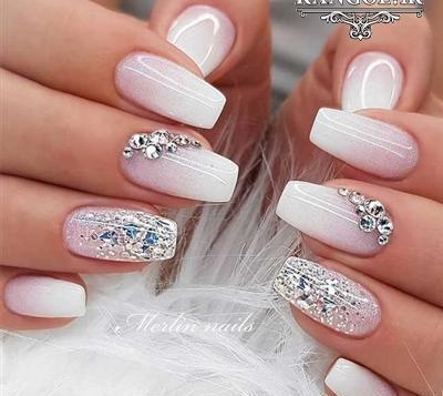عکس طرح ناخن عروسی