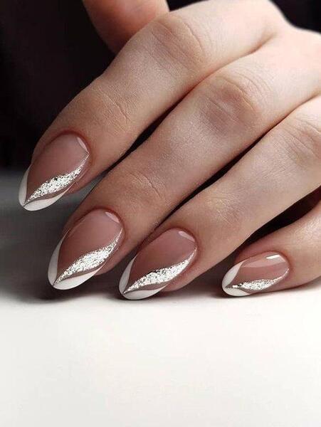 عکس ناخن سفید برای عروس