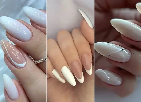 عکس ناخن سفید برای عروس