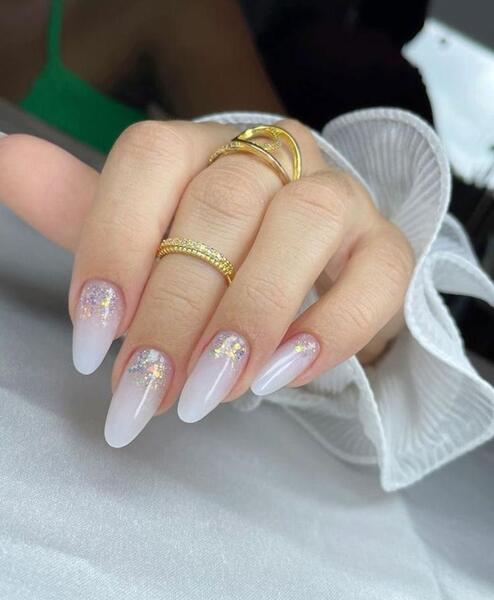 عکس ناخن سفید برای عروس