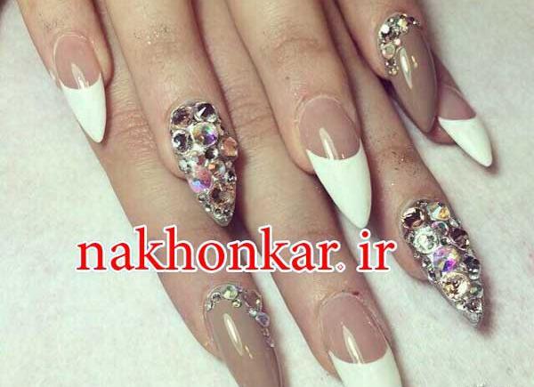 عکس مدل ناخن عقابی