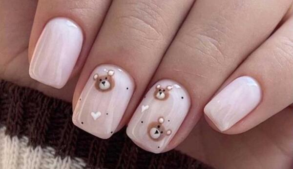 عکس ناخن عروسکی دخترانه