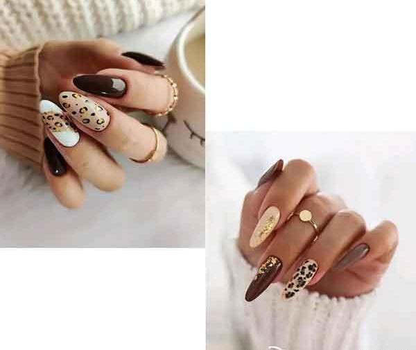 عکس طراحی ناخن پاییزه