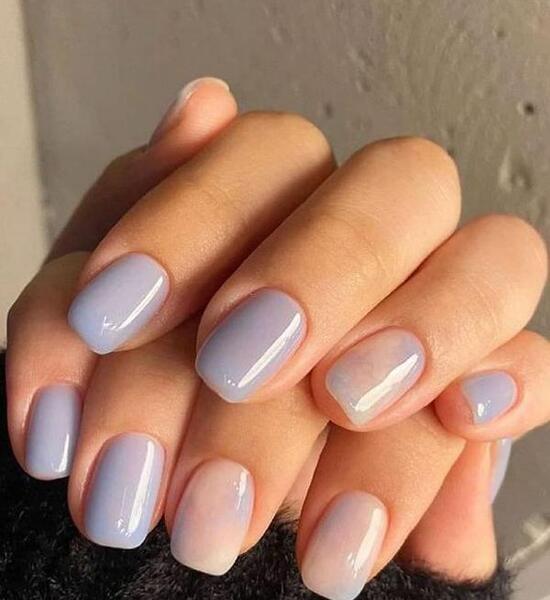 عکس لاک ناخن دخترانه ساده