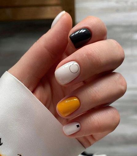عکس ژلیش ناخن ساده و شیک