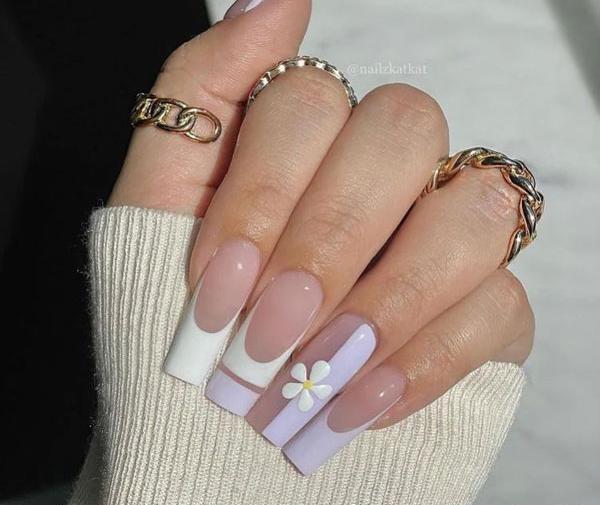 عکس ژلیش ناخن ساده و شیک