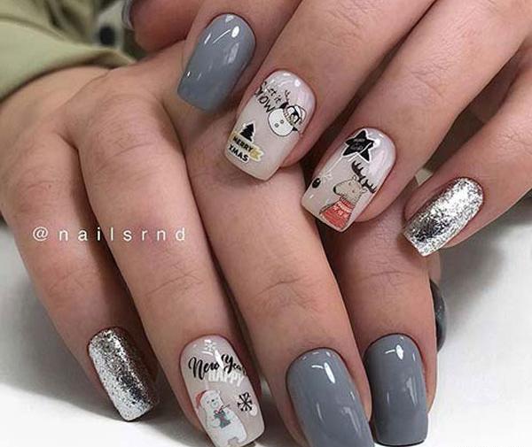 عکس ژلیش برای ناخن کوتاه