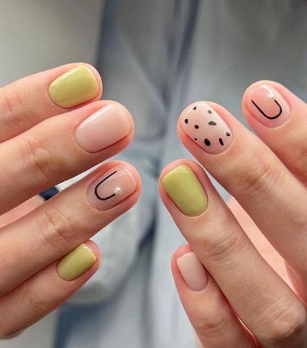 عکس ژلیش برای ناخن کوتاه