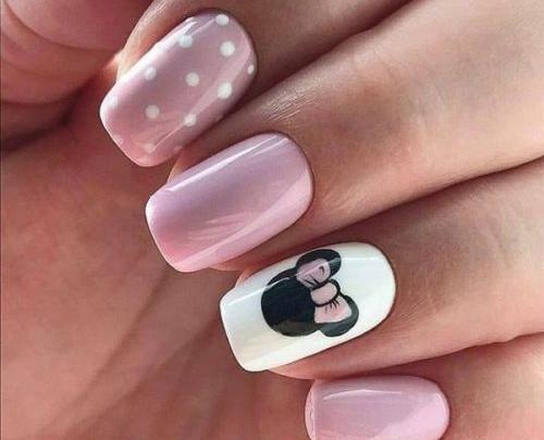 عکس ژلیش برای ناخن کوتاه