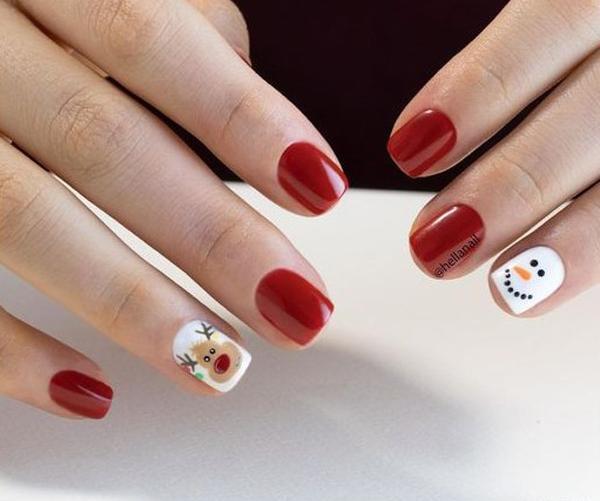 عکس ژلیش برای ناخن کوتاه