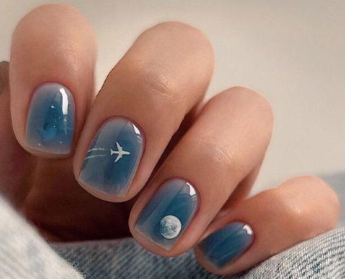 عکس ژلیش برای ناخن کوتاه