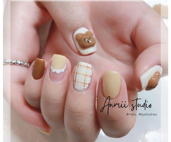 عکس ناخن ژل بچه گانه