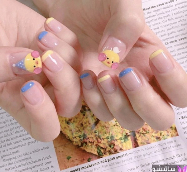 عکس ناخن ژلیش دخترانه ۱۱ ساله