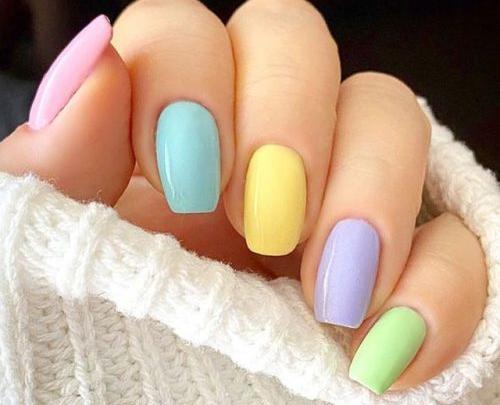 عکس ژلیش ناخن دخترانه زیبا