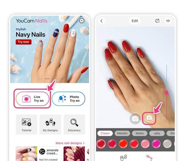 برنامه ادیت عکس ناخن حرفه ای