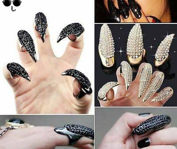 عکس حلقه روی ناخن