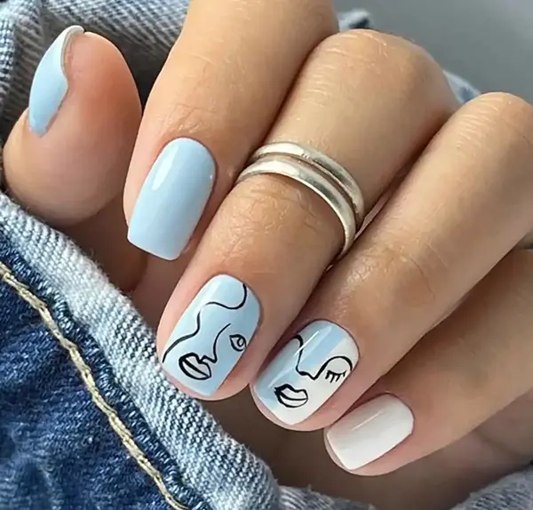 عکس حلقه روی ناخن