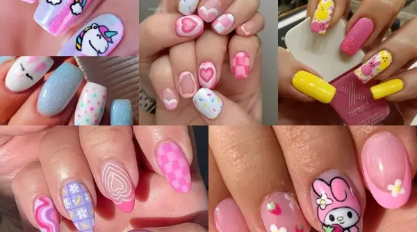 عکس ناخن ژلیش کیوت