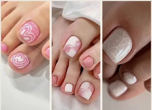عکس ناخن ژلیش پا