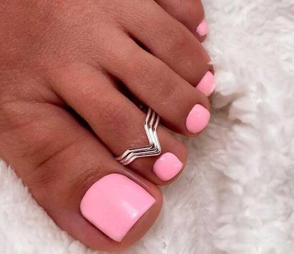 عکس ناخن ژلیش پا