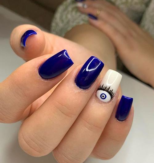 عکس چشم نظر رو ناخن