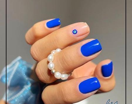 عکس چشم نظر رو ناخن
