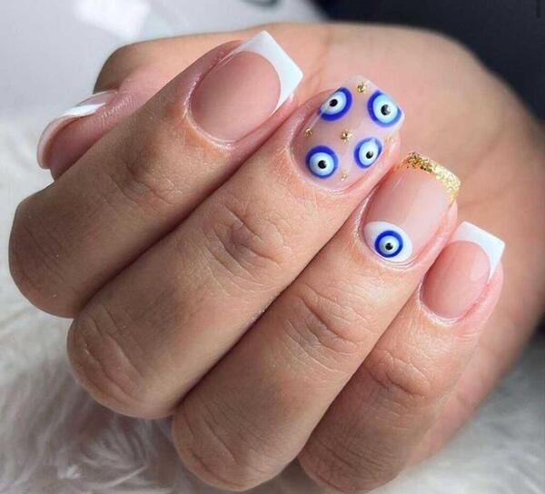 عکس چشم نظر رو ناخن