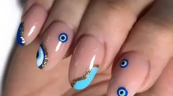 عکس چشم نظر رو ناخن