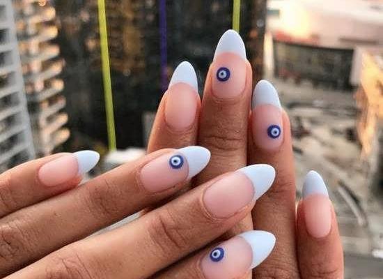 عکس چشم نظر برای ناخن