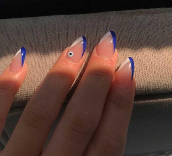 عکس چشم نظر برای ناخن