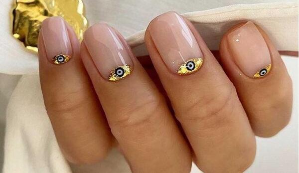 عکس چشم نظر برای ناخن