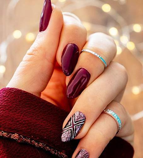 عکس لاک ناخن جیگری
