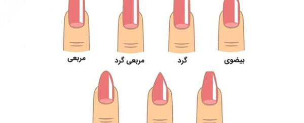 عکس مدل ناخن تابوتی