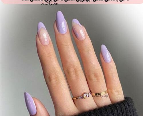 عکس مدل ناخن تابوتی
