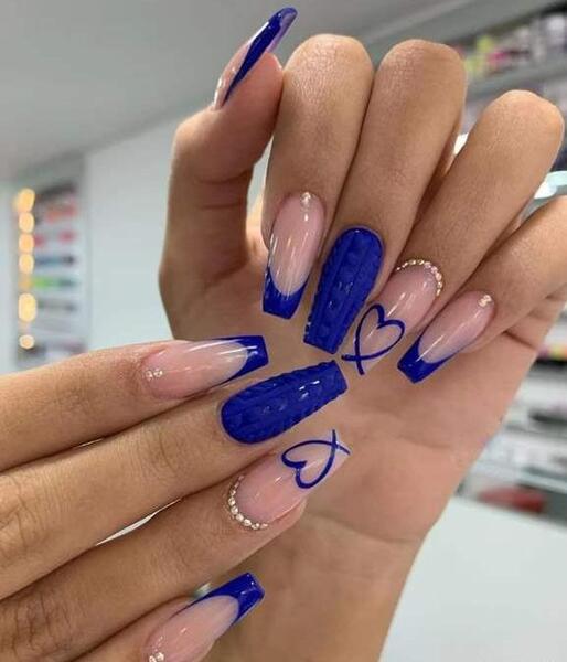 عکس مدل ناخن تابوتی