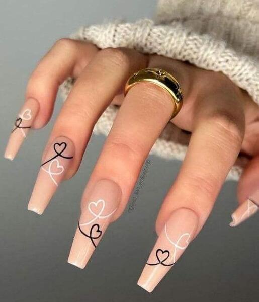 عکس کاشت ناخن تابوتی