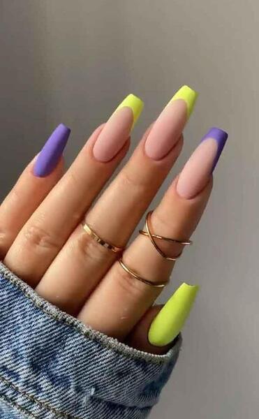 عکس کاشت ناخن تابوتی