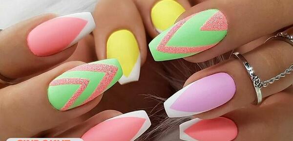 عکس طرح ناخن تابستانه