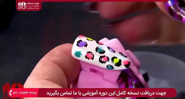 عکس ناخن مصنوعی پلنگی